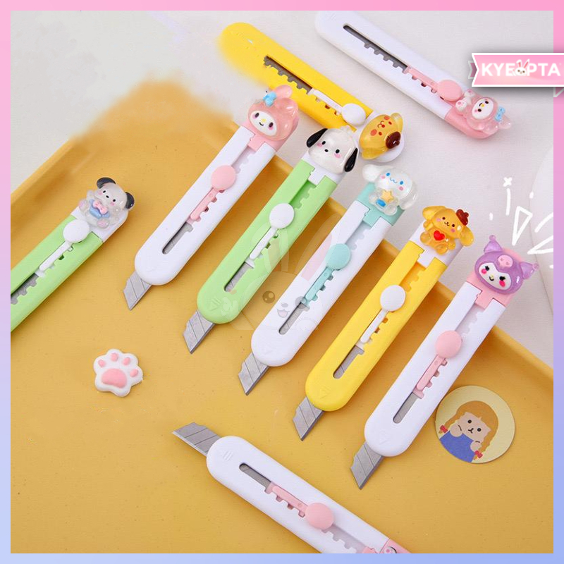 

KYEOPTA Cutter Mini Motif Karakter Paper Box Cutter Gaya Lucu Korea Import PSK004