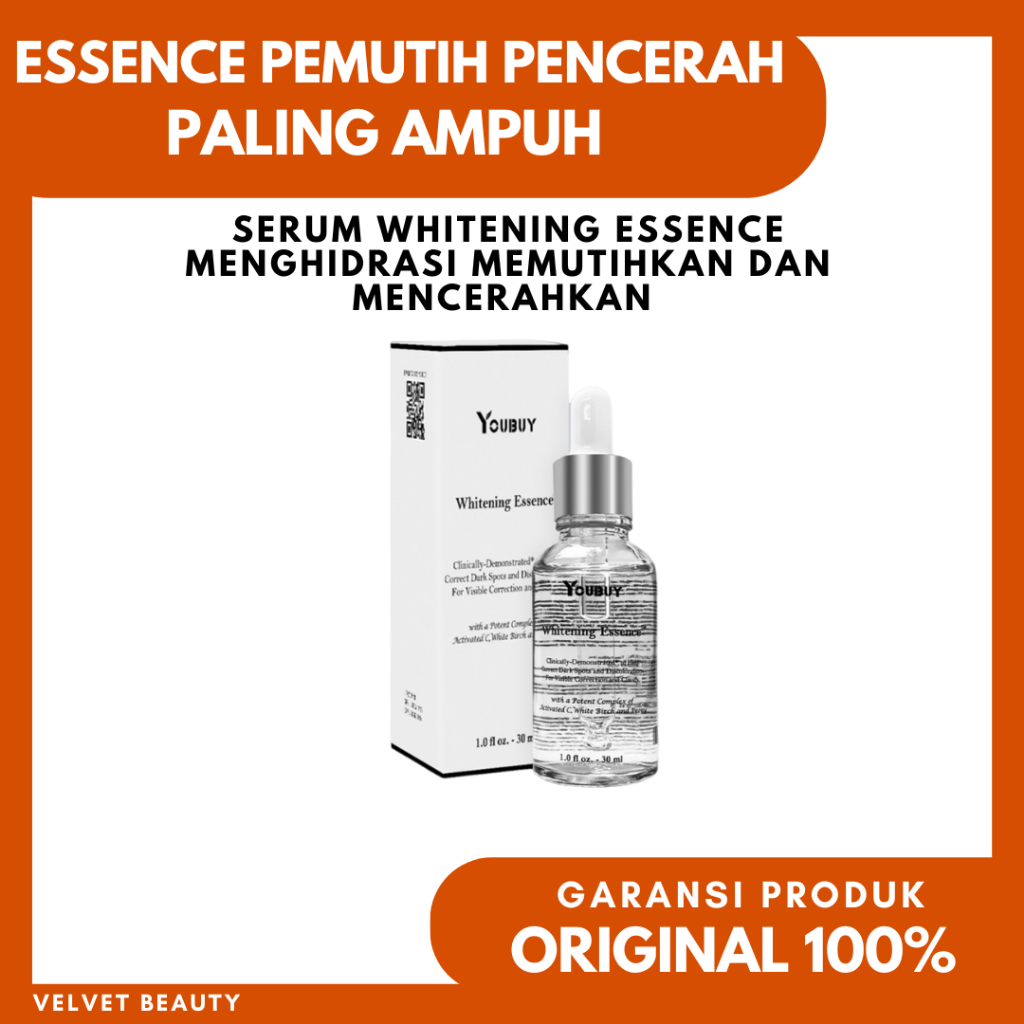 YOUBUY Whitening Essence Pemutih Serum Lightening Membantu Flek Hitam Memperbaiki Kulit Kusam