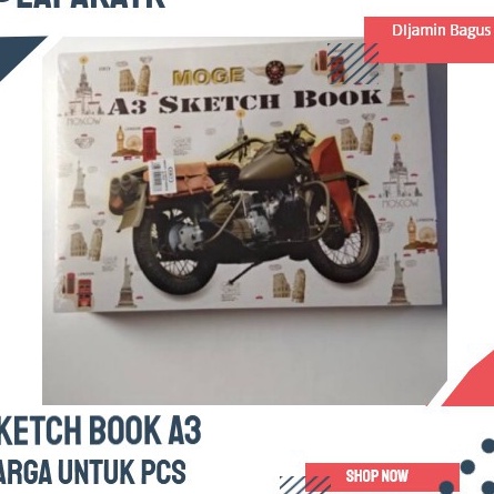 

DIJAMIN ORI Buku gambar sketsa Sketch Book A3 Kiky 5 LEMBAR