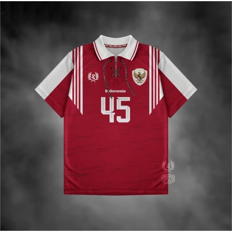 Jersey retro timnas Indonesia