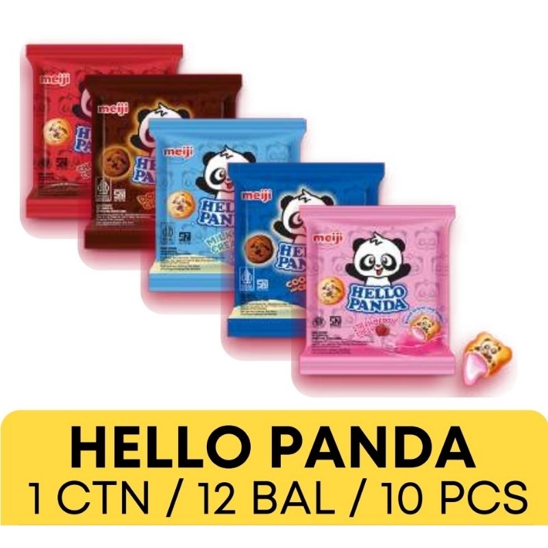 

HELLO PANDA 10GR [1 RENTENG = 10 PACK] / MEIJI HELLO PANDA / SNACK JADUL / SNACK ENAK /