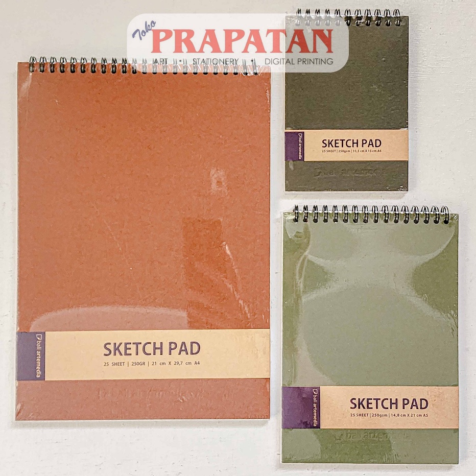 

DISKON BaliArtemedia Sketch Pad Binder Sketchbook Buku Gambar
