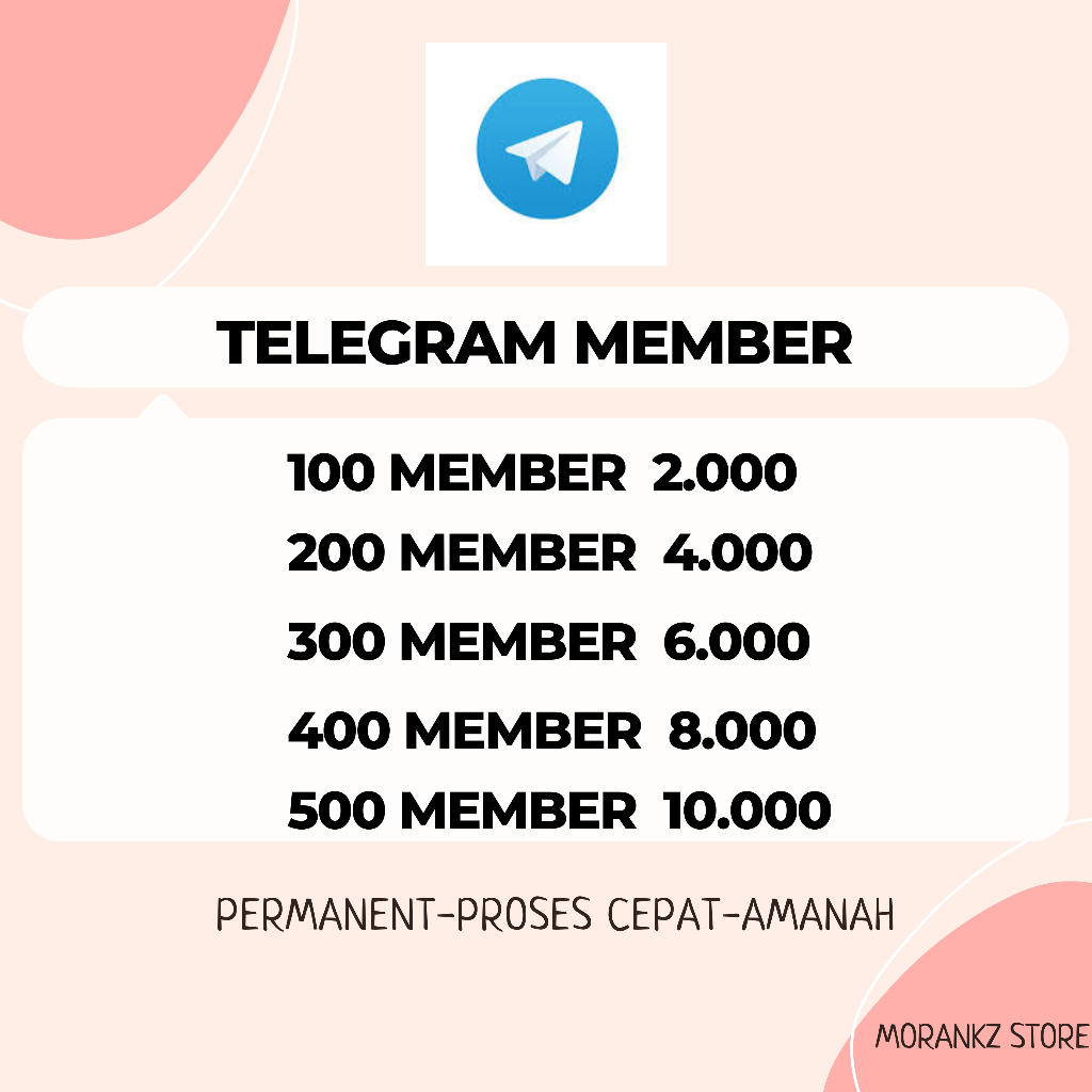 TELEGRAM GROUP MEMBER  HIGH QUALITY PROSES CEPAT