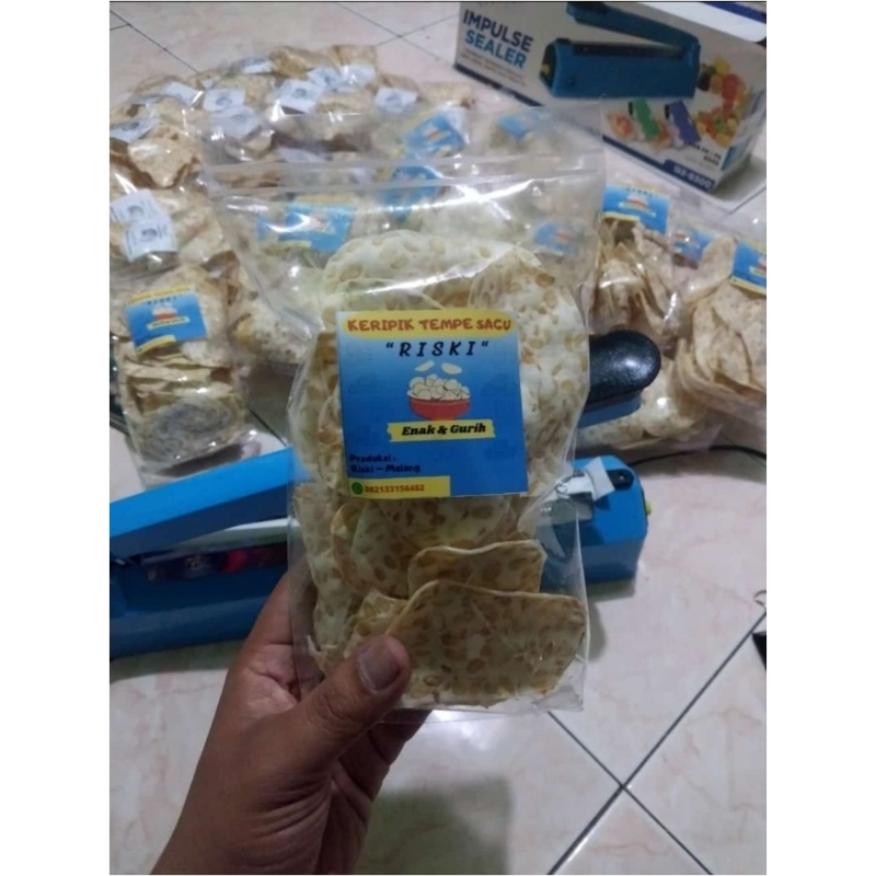 

KERIPIK TEMPE SAGU/keripik tempe ori/kripik tempe enak gurih/ keripik tempe malang