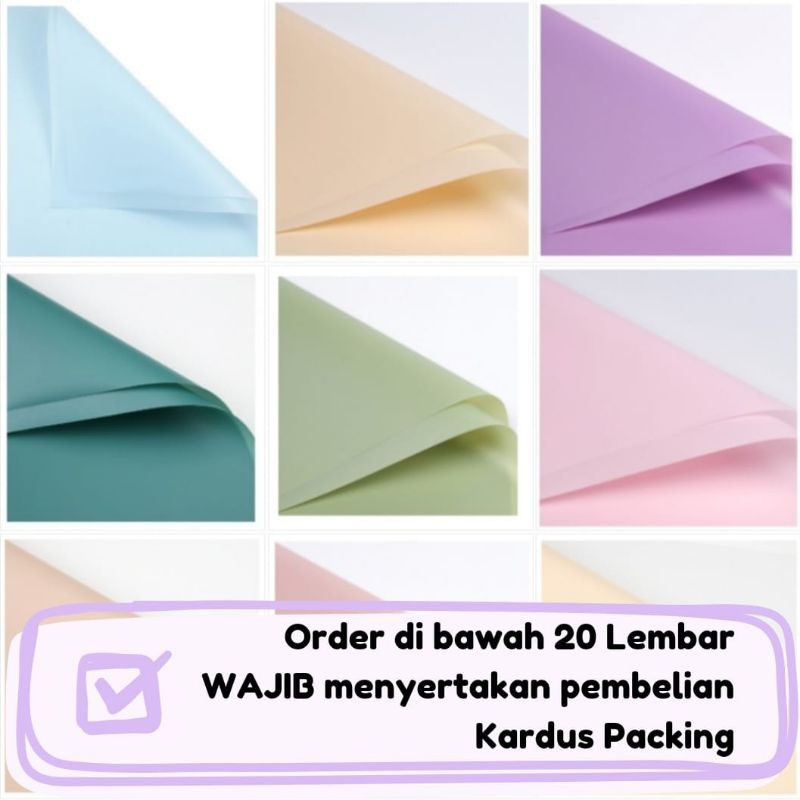 

(5 lembar) Cellophane kertas bunga / wrapping paper / kertas buket
