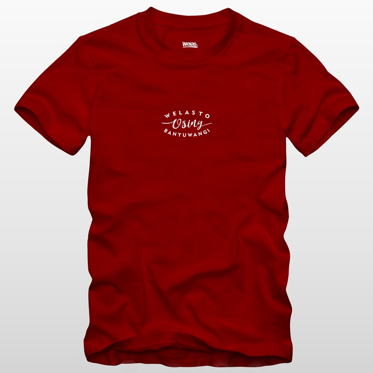 WELAS OFFICIAL - Welas to Osing Banyuwangi Mini Baju Kaos Pria Wanita Tshirt Unisex Heavyweight