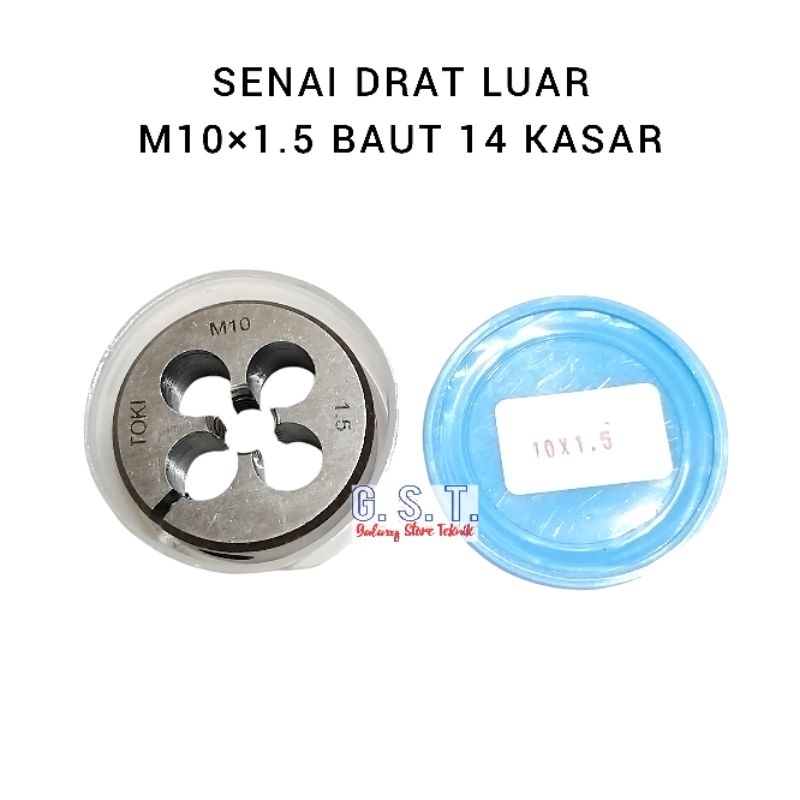 senai drat luar M10×1.5 Toki mata senay snei m10 × 1.5 round dies sney
