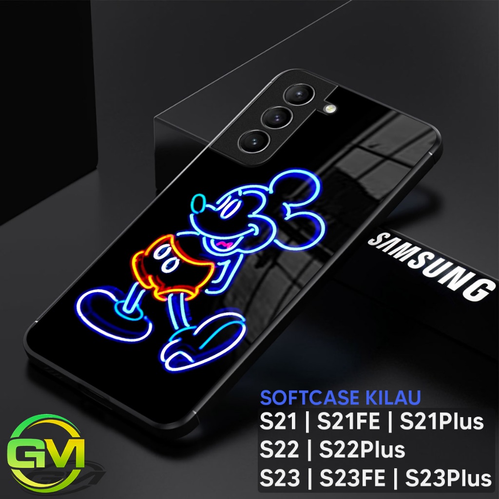 [GM25] Softcase Kaca Samsung S21 | S22 | S23 | S21FE | S23FE | S21Plus | S22Plus | S23Plus | Plus Fe