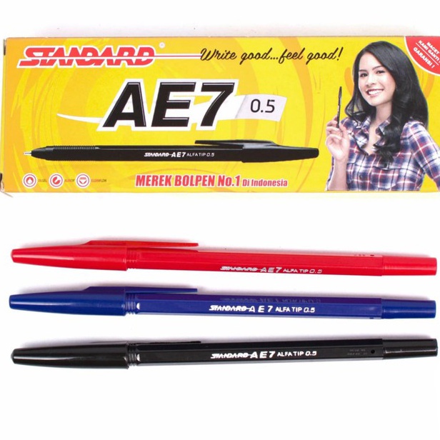 

TERLARISSS 1 PACK Pulpen BOLPOINT STANDAR AE7 AE7