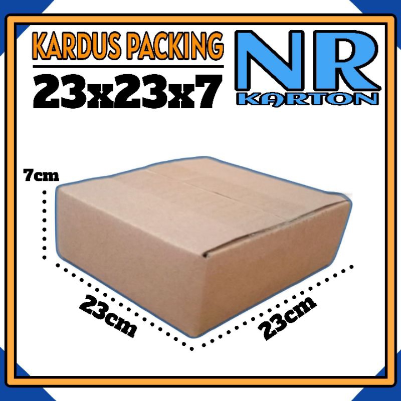 

kardus packing UK 23x23x7 kardus kecil kardus besar