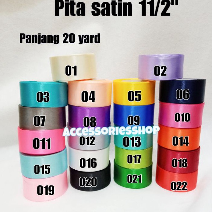 

CUCIGUDANG Pita satin 112 INCH 38cm1Roll