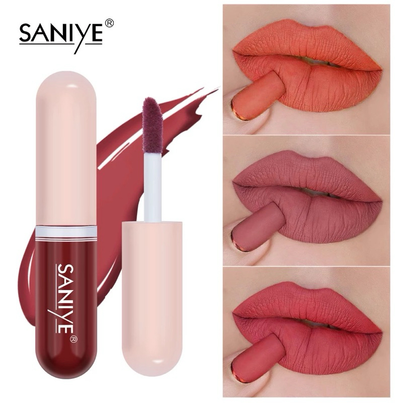 SANIYE WATERPROOF MINI KAPSUL LIP MATTE | LIP MATTE SANIYE | LIP LAPSULE SANIYE | LIP CAPSULE SANIYE