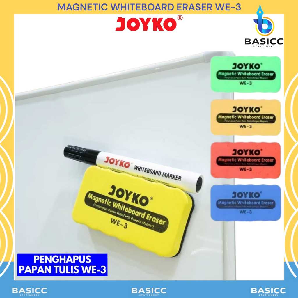 

Joyko Penghapus Papan Tulis Whiteboard Eraser WE-3 Magnet | @ 1Pcs