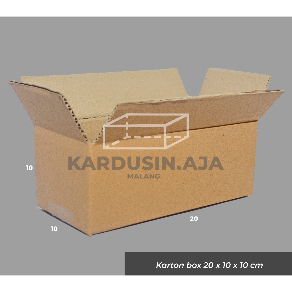 

Box / Kardus / Packing / Kotak kardus POLOS baru 20x10x10cm