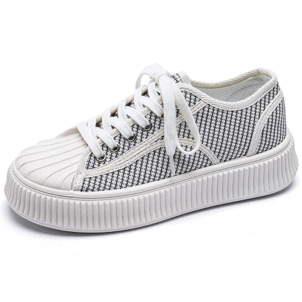 LURAD Sepatu Wanita Kanvas Ootd Kampus Sepatu Cewek Canvas Pelajar Kekinian Sepatu Wanita Nyaman Dip