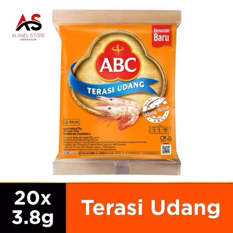 

ABC Terasi Udang isi 20 pcs