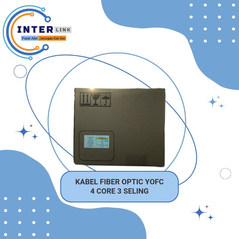 Kabel Fiber Optic 4 Core 3 Seling (Spectra, Indofiber Premium, Zimmlink, YOFC, Jellytube)
