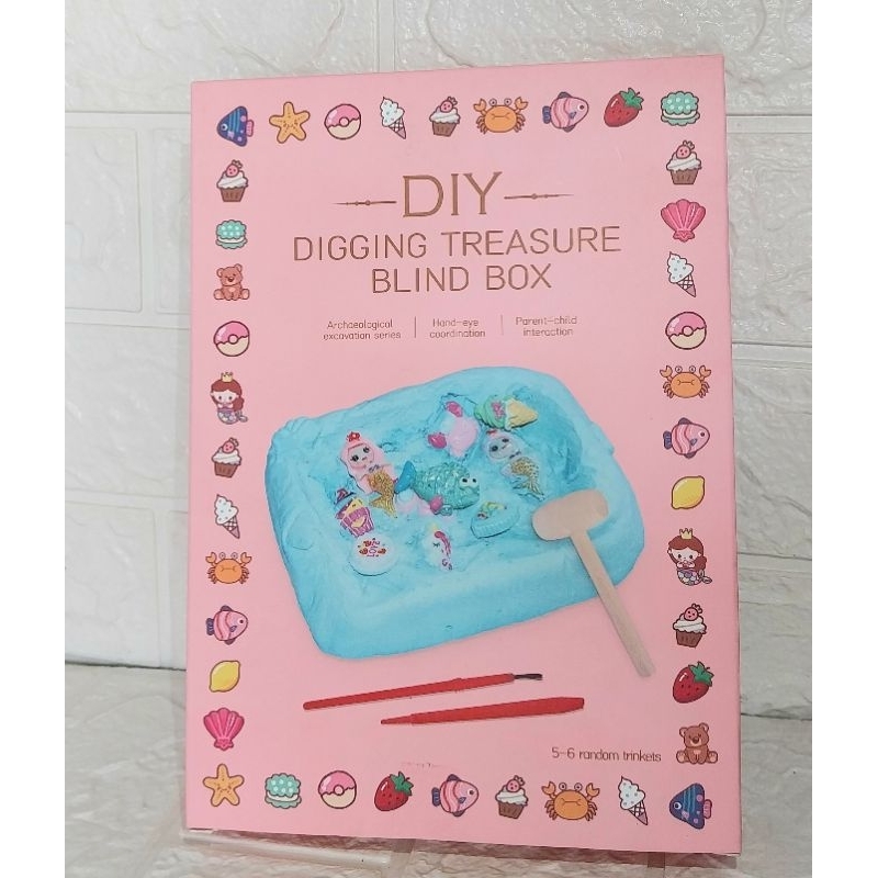 mainan diy gali harta karun atau treasure hunter digging blind box