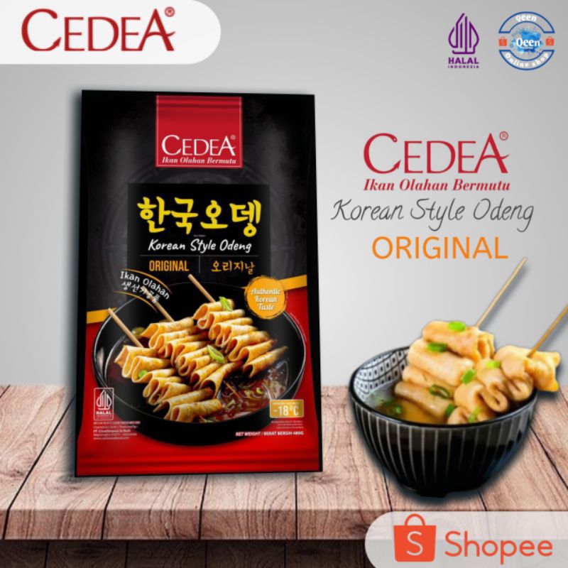 

CEDEA Korean odeng original isi 12 Berat Bersih: 480 gram