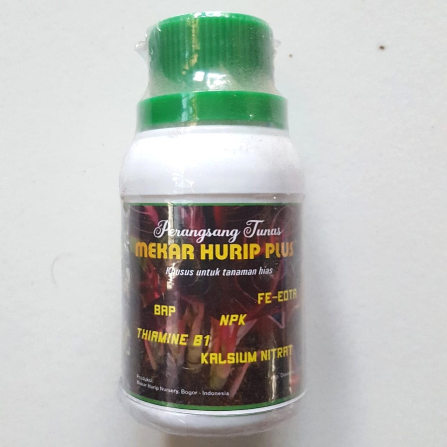 Pupuk Perangsang Tunas Mekar Hurip Plus 100 ml Tanaman Hias, Anggek, Aglonema, Anthurium