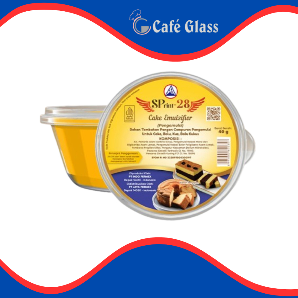 

SPrint-28 Cake Emulsifier / SP Pengembang Kue dan Bolu-40Gr