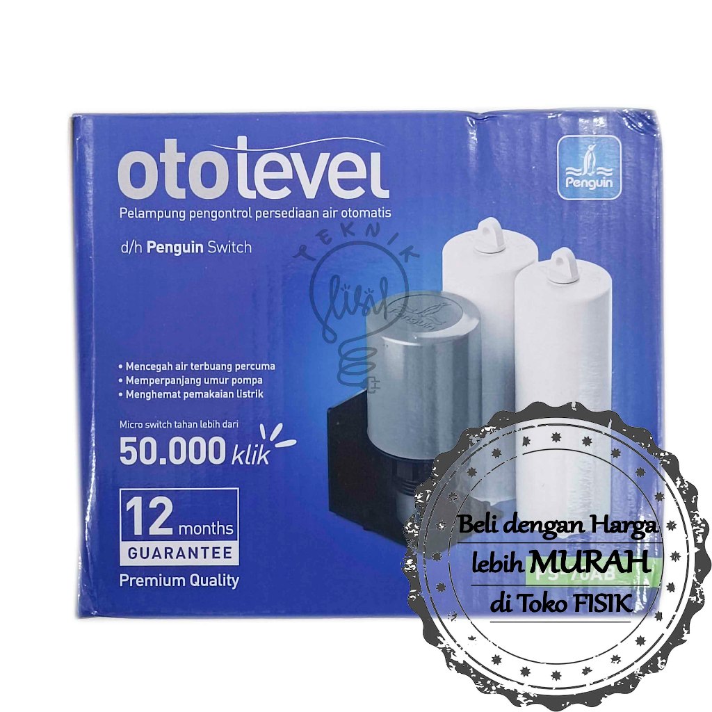 [LISIL TEKNIK] RADAR TOREN OTOMATIS PENGUIN TANDON PS 70 AB POMPA AIR SAKLAR SWITCH ATI LUBER TUMPAH