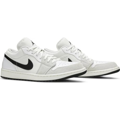 Sepatu Nike Air Jordan 1 Low Astrograbber White Black