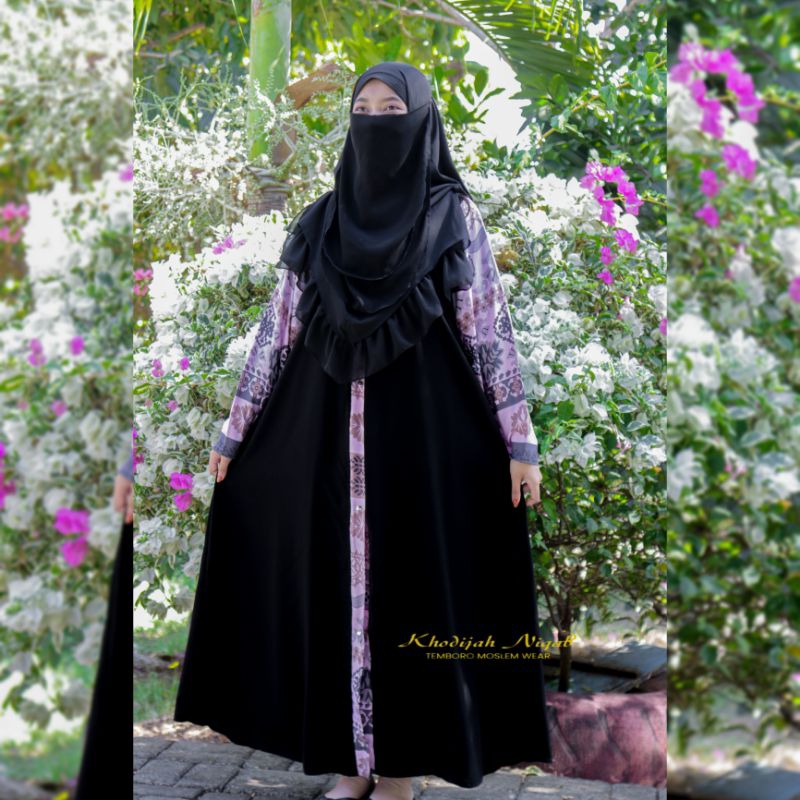 gamis abaya Hanna by khodijah temboro