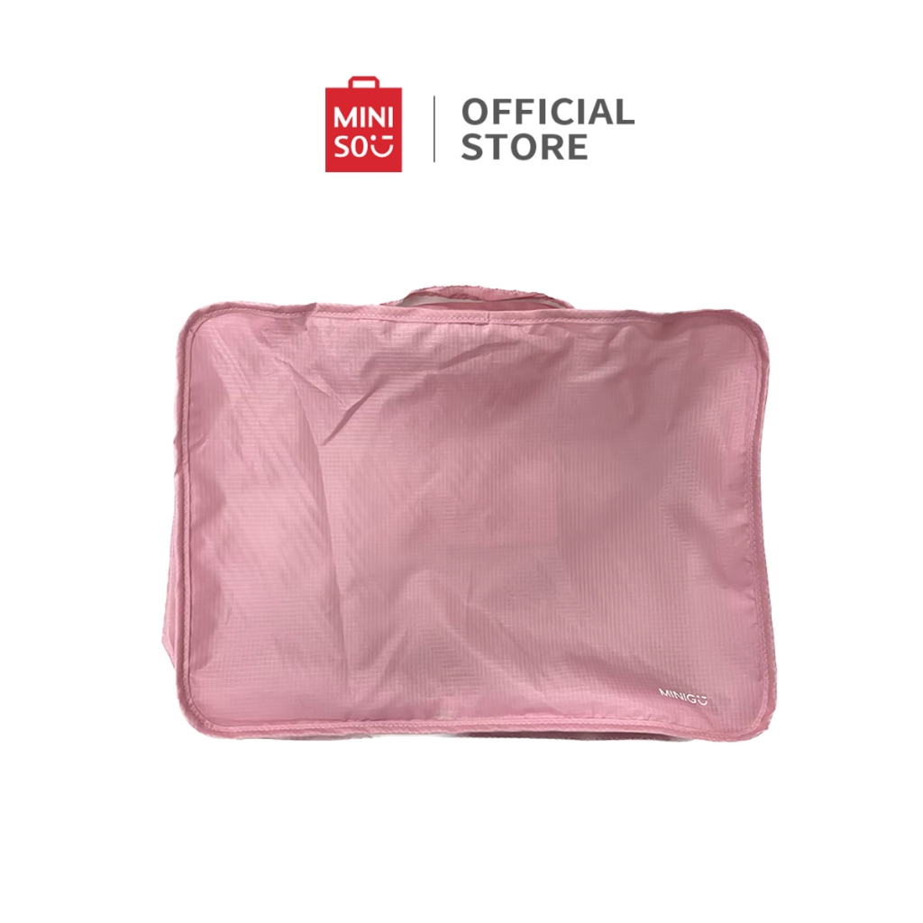 Miniso Tas Penyimpanan Pakaian  Clothes Storage Bag Dapat Dilipat Kapasitas Ekstra Besar Tahan Air T