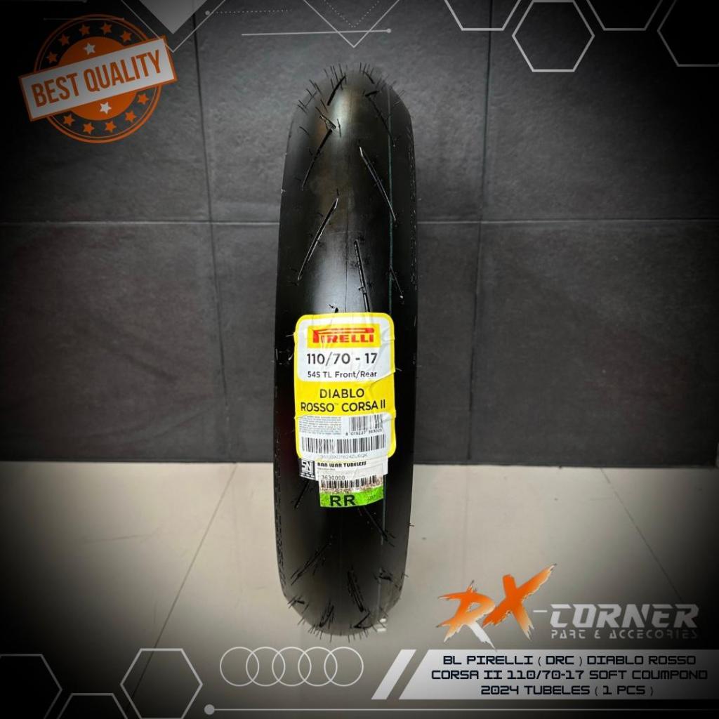 Ban Pirelli Diablo Rosso Corsa II 110/70 17 ban pirelli diablo rosso corsa 2 ban balap 2024