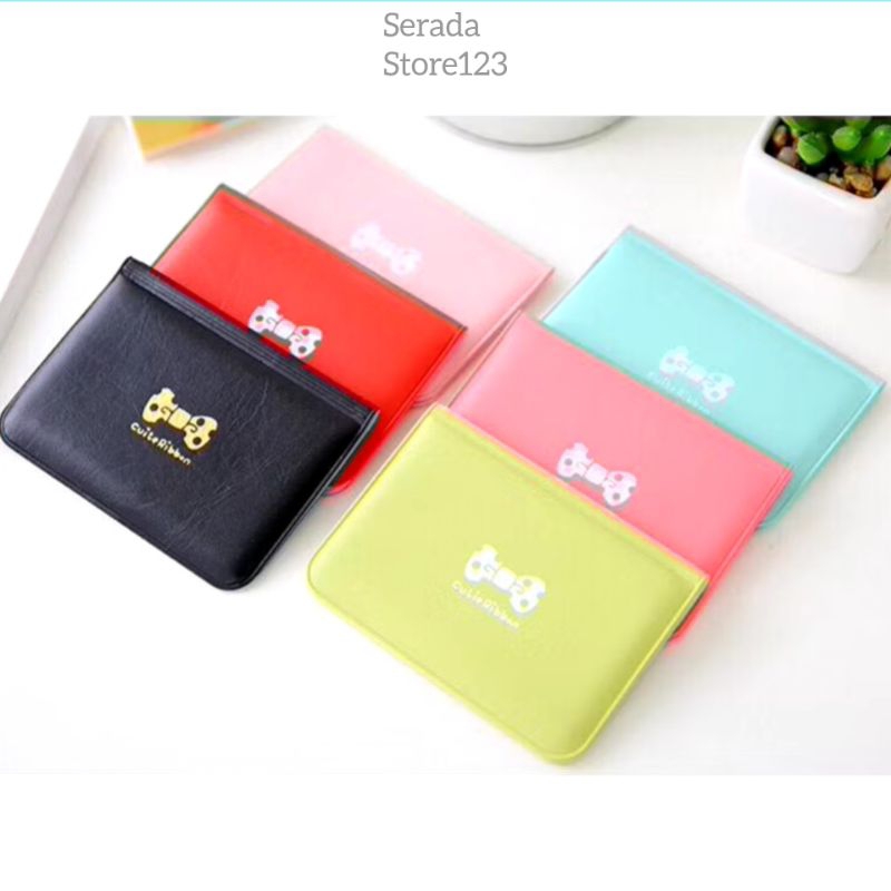 SS Dompet Kartu ID Card Polos Mini 12 Slot Card / Dompet Kartu Card Wallet Card Holder