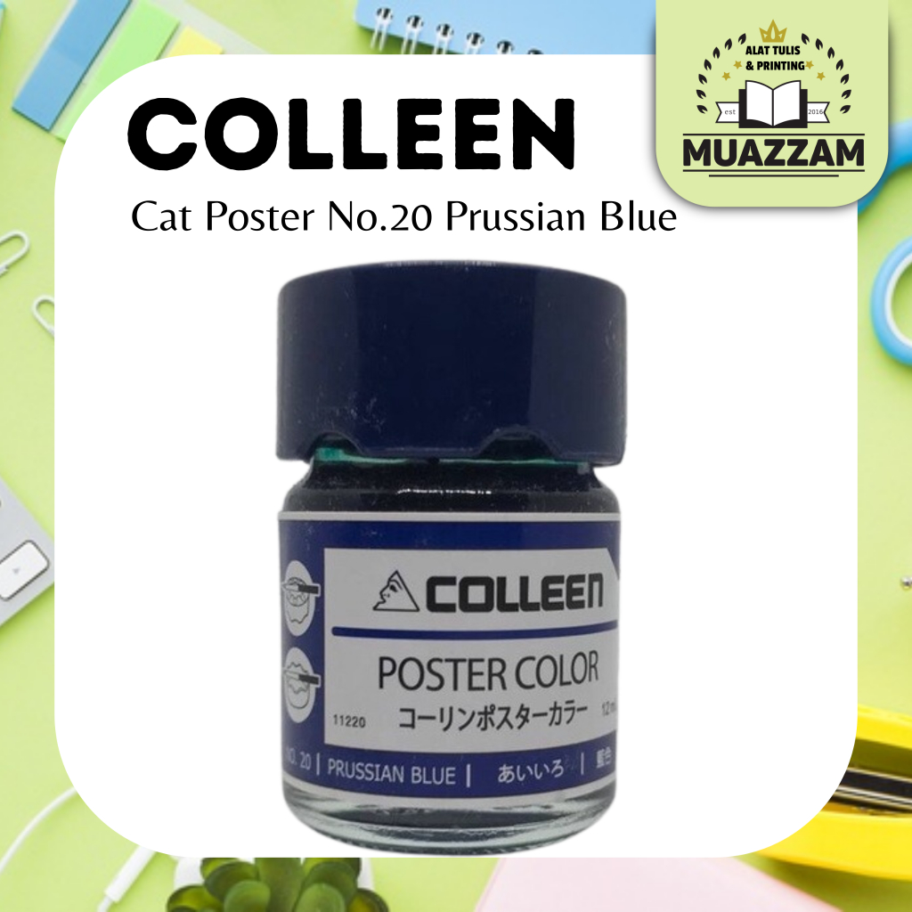

Colleen Cat Poster No.20 Prussian Blue
