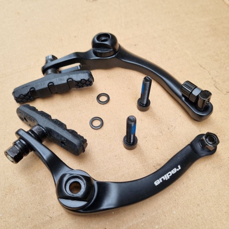 rem silang V brake bmx depan Radius