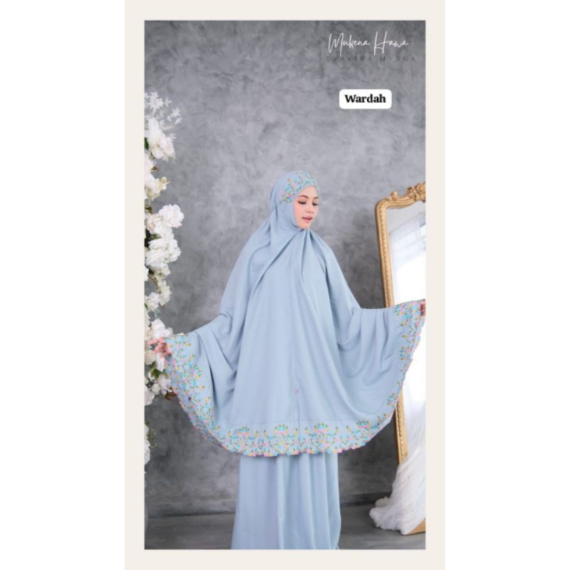 Mukena Bordir Hawa New Motif