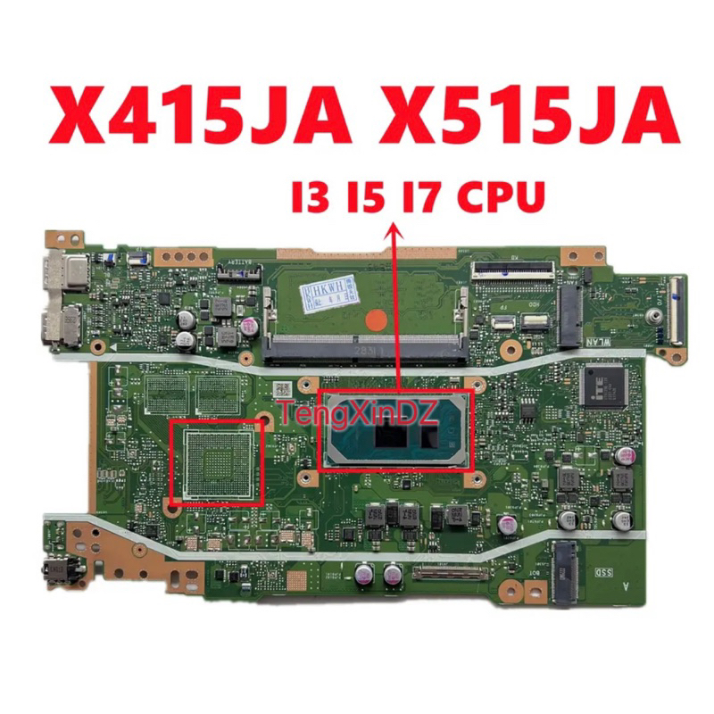 X415JA untuk ASUS X415JA X515JA 14/15inch Laptop motherboard