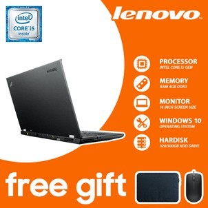 LAPTOP LENOVO Thinkpad T410 CORE i5 RAM 4GB//Hdd 320 TERA - ram 4 hdd 320gb, Hitam