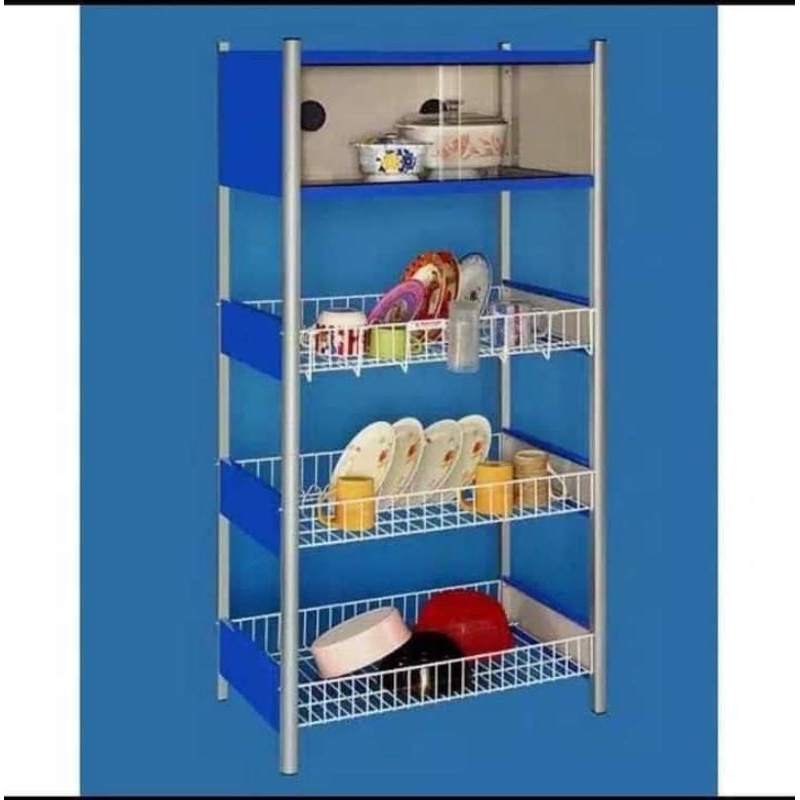 Rak Piring Master R04 AW/ Rak Piring Kaca Susun 4