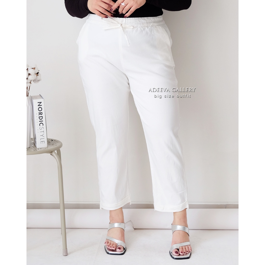 ADEEVA Baggy Pants Jumbo Celana Panjang Wanita Jumbo