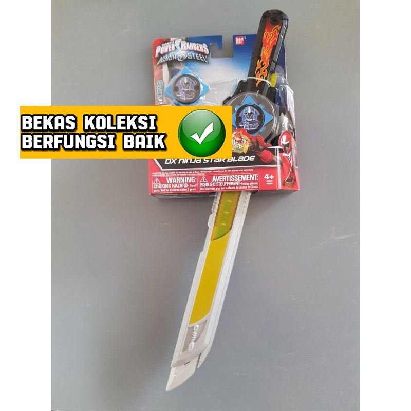 Dx Power Rangers Ninja Steel Sentai Ninninger Blue Sword USA