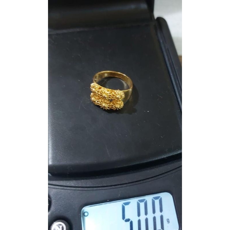 cincin matahari emas 24k 99,99%