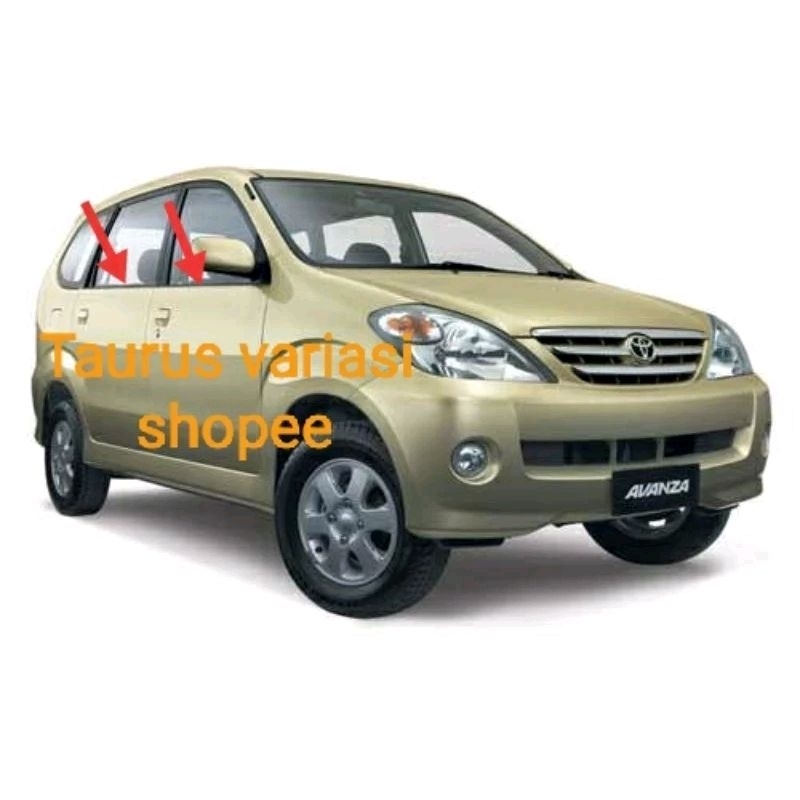 list kaca samping mobil Toyota avanza / Xenia lama 2004 sampai 2011 new vvti vvt-i  2010 2009 2008 2