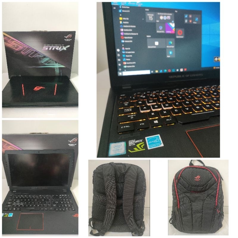 Laptop Asus ROG (+tas rog +dos) NEGO