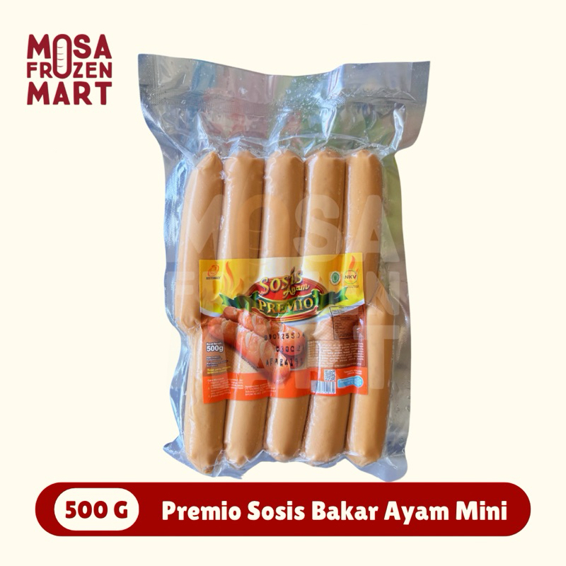 

Premio Sosis Bakar Ayam Mini Isi 10 Pcs 500 G