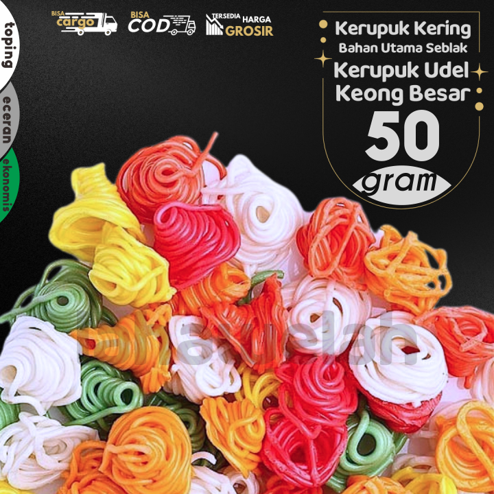 

Kerupuk Keong Besar isi 50g by Lahawelah