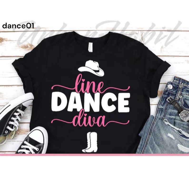 kaos line dance/ baju line dance / baju dance / line dance tshirt