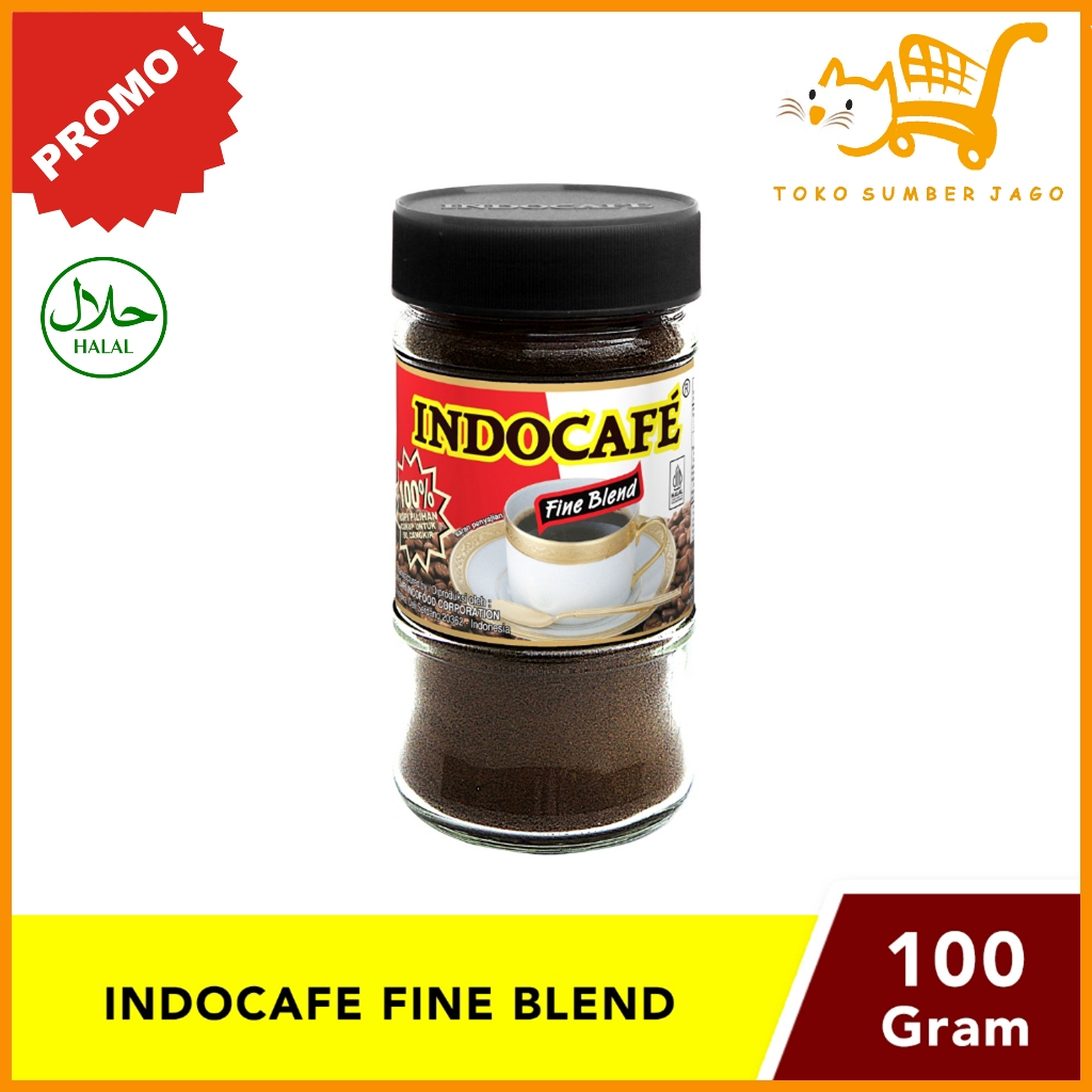 

Indocafe Fine Blend Botol 50gr / 100gr Original