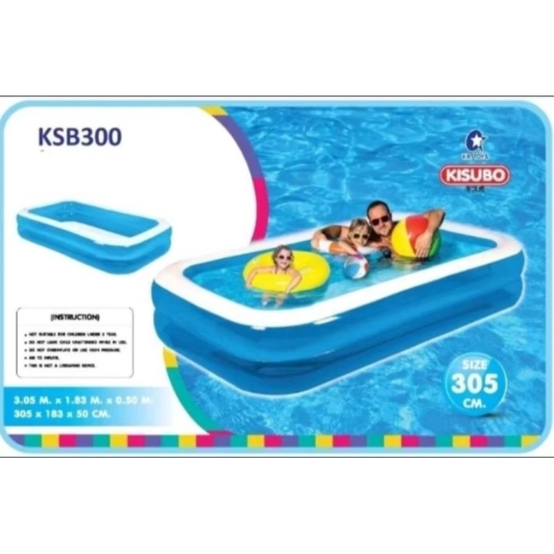 Kolam Renang Anak Jumbo Kolam Renang Anak Karet Tiup Bahan Tebal / Mainan kolam renang kisubo KSB