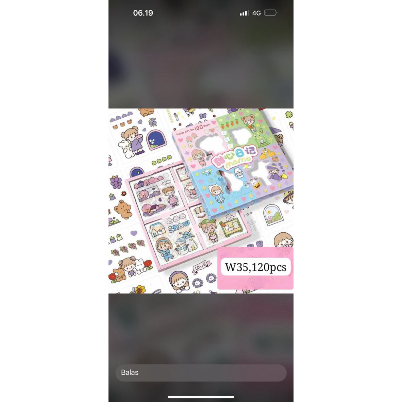 

STIKER MOMO RAIMBOW (isi 100pcs) 4 WARNA / STIKER MOMO MIX WARNA WATERPROOF