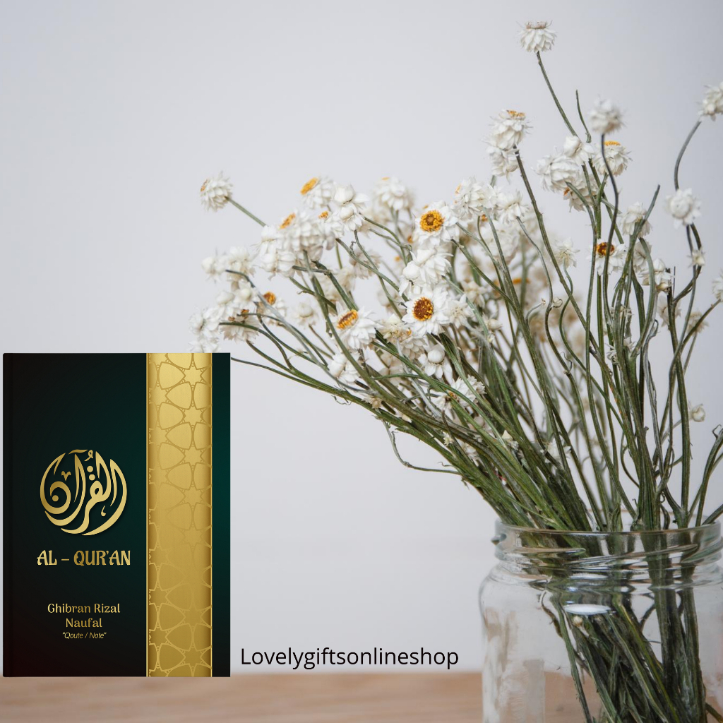 Al Quran Custom Nama Alquran Bisa Tulis Nama di Cover Motif Pria
