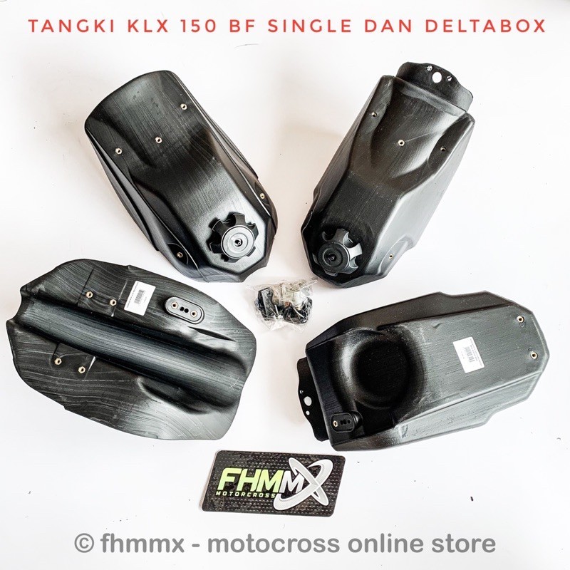 Tangki KLX 150 BF Deltabox dan Rangka Tunggal